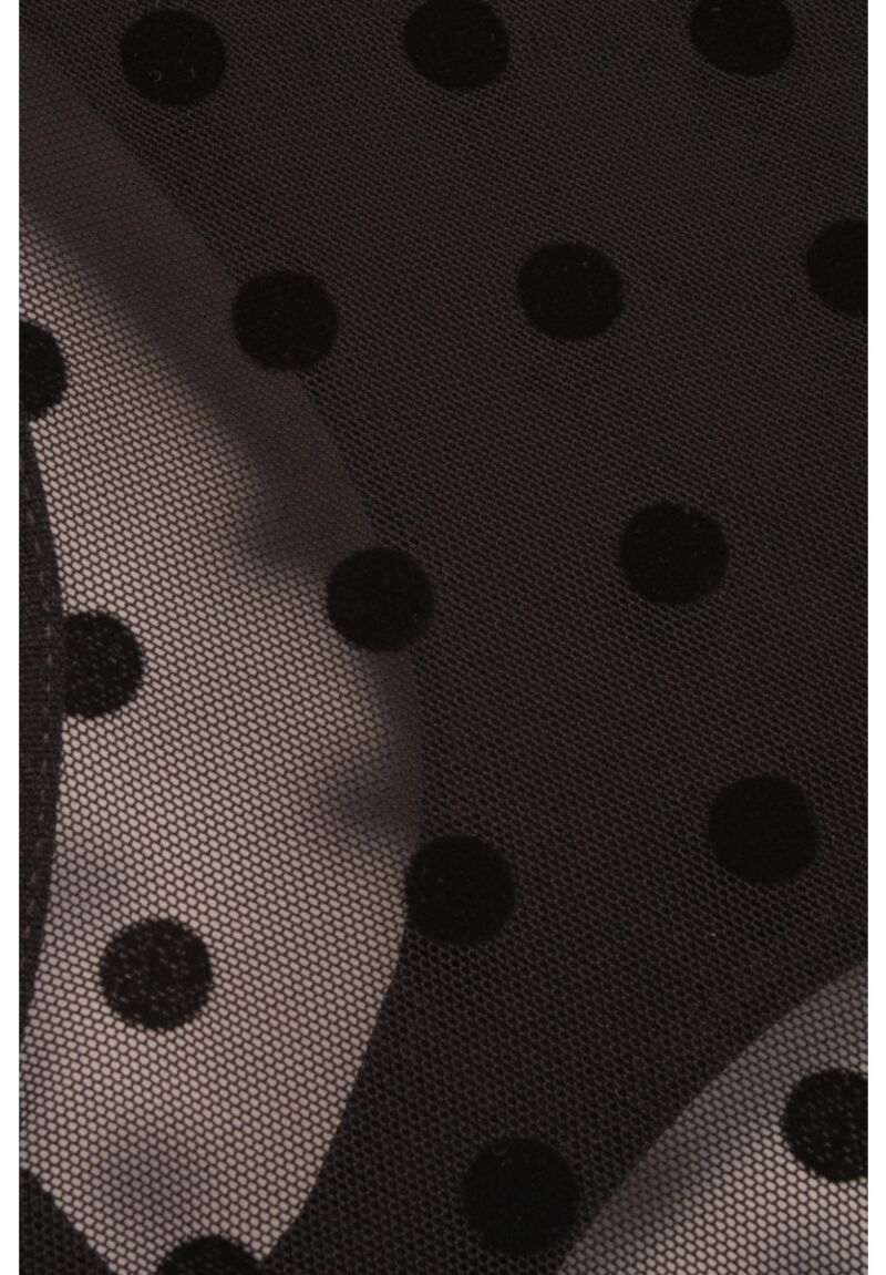 Στρινγκ ψηλόμεσο με δαντέλα Berrak Big Dots