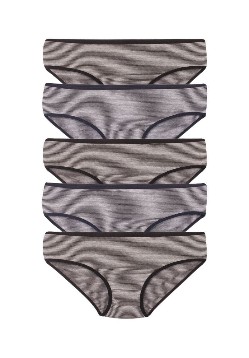 Σλιπ Mini 2/4 ψηλοκάβαλο ριγέ 5 Τεμ.