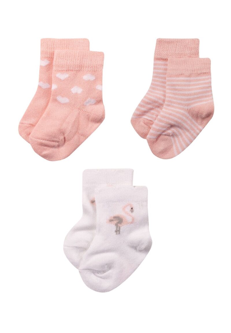 Κάλτσες Bebe από Bambu Flamingo 3 Τεμ.