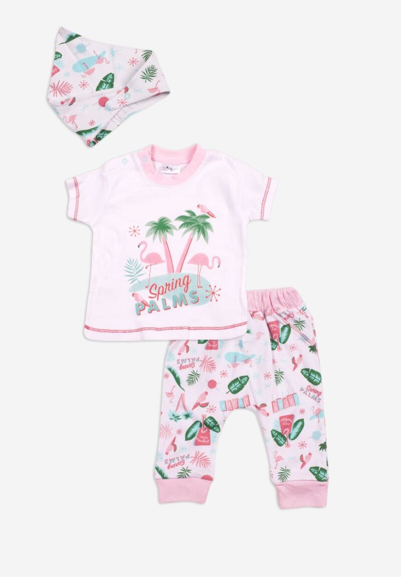 Πιτζάμα βρεφική Flamingo Panolino