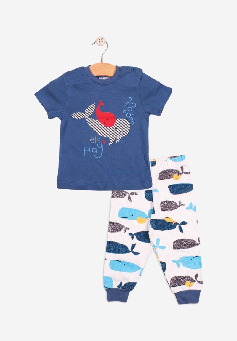 Πιτζάμα βρεφική Let's Play Panolino