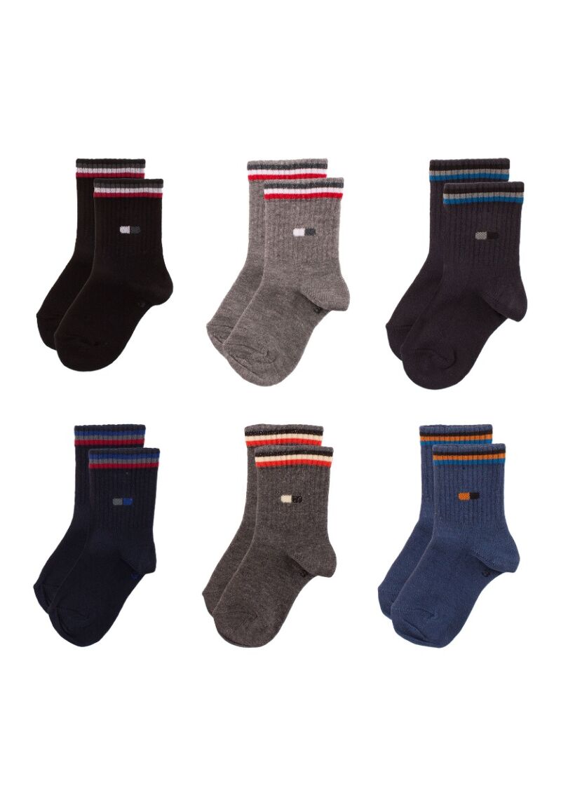 Κάλτσες παιδικές Basics Design 6 Τεμ.