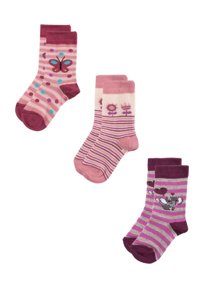 Κάλτσες παιδικές Happy Design 3 Τεμ.