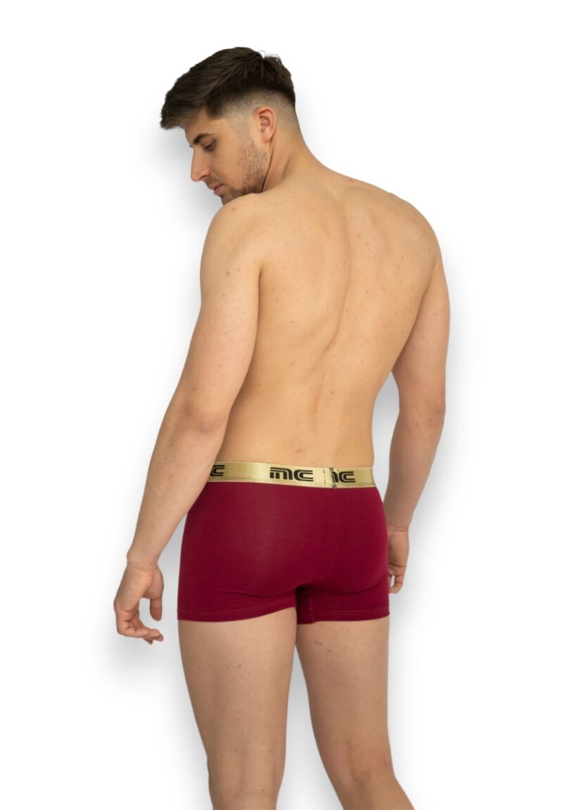 Boxer Ανδρικό Nina Club Dark Red & Gold Metal