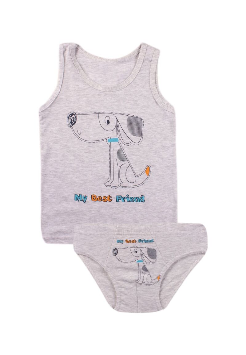 Σετ φανελάκι σλιπάκι παιδικό Little Dogs