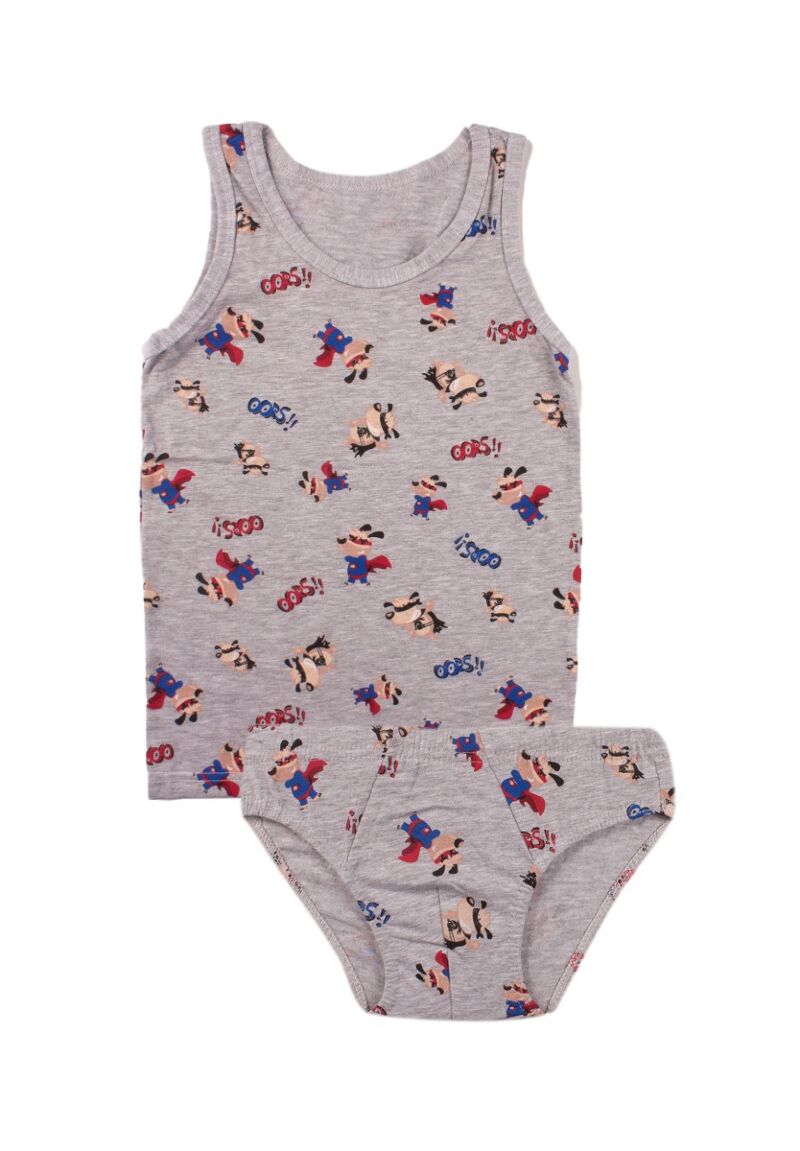 Σετ φανελάκι σλιπάκι παιδικό Super Dog