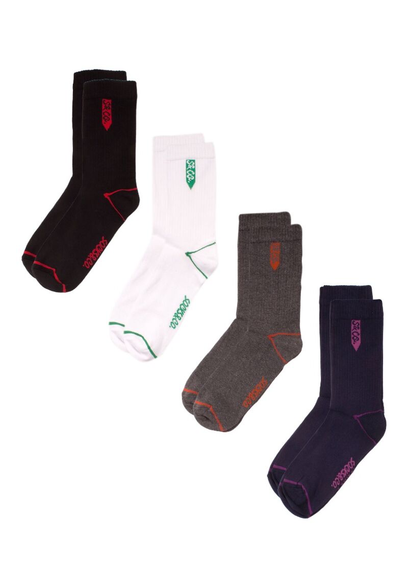 Κάλτσες ανδρικές οικονομικό πακέτο Basic 4 Τεμ.