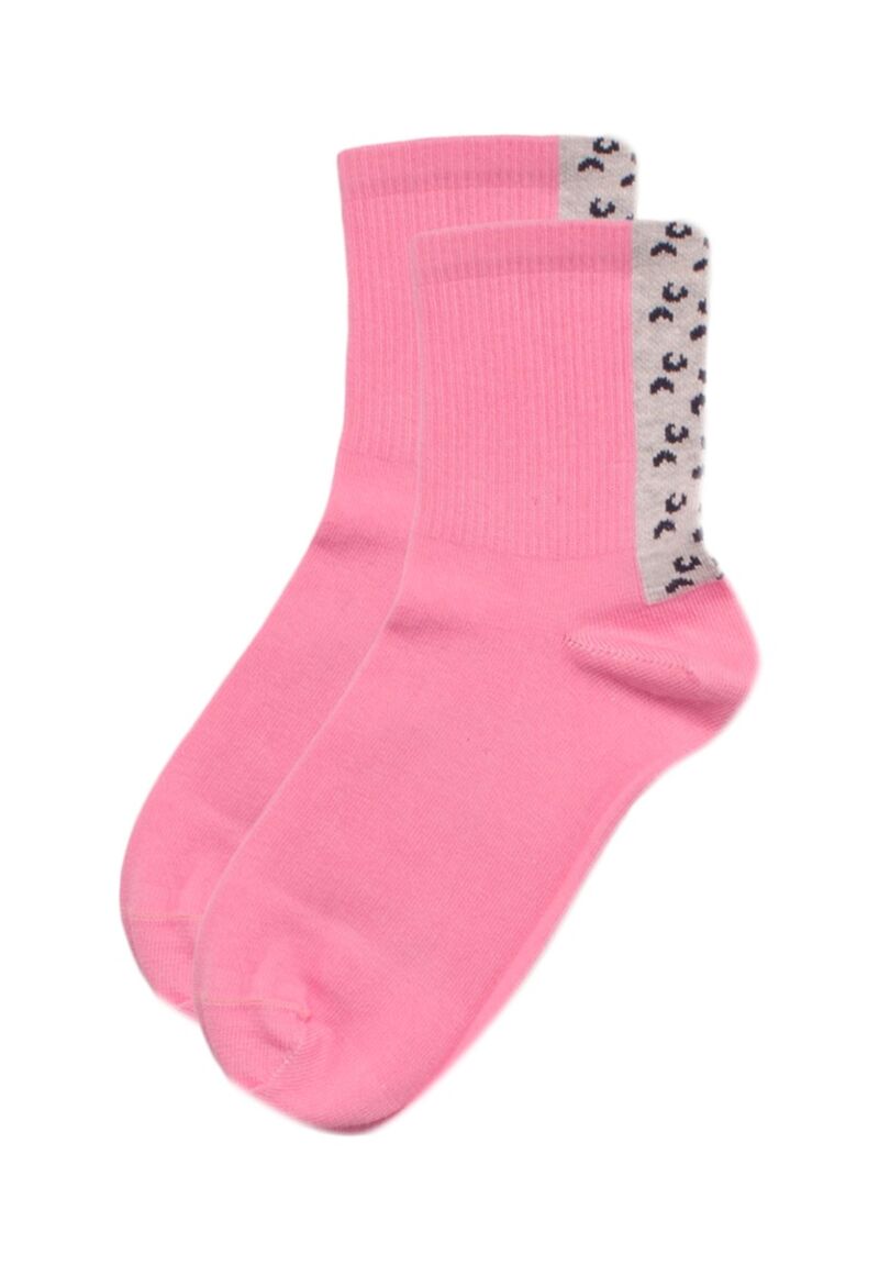 Κάλτσες γυναικείες βαμβακερές ημίκοντες Zebra