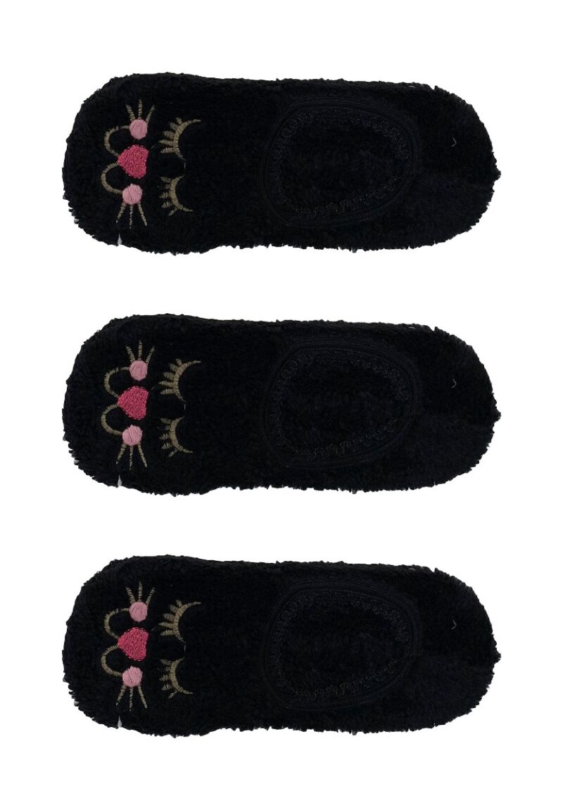 Σουμπά χνουδωτά σετ 3 τεμ. Μαύρα