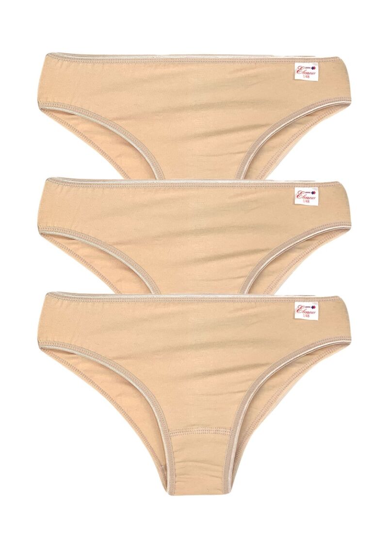 Σλίπ γυναικεία Eleana 3 τεμ. μπεζ