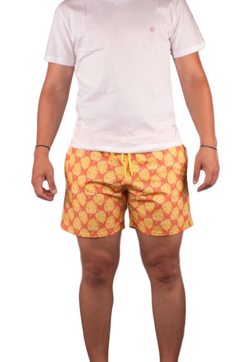 Μαγιό ανδρικό Moon Stone Tropical Leaves