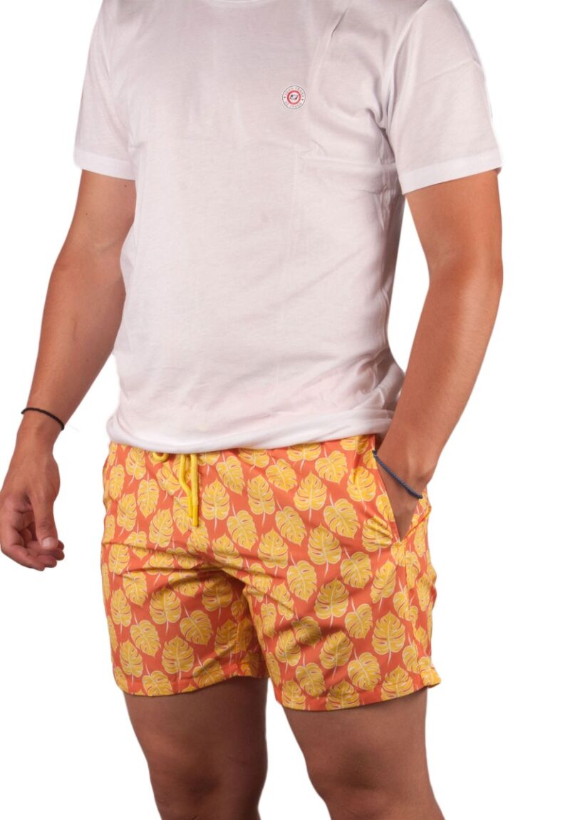 Μαγιό ανδρικό Moon Stone Tropical Leaves