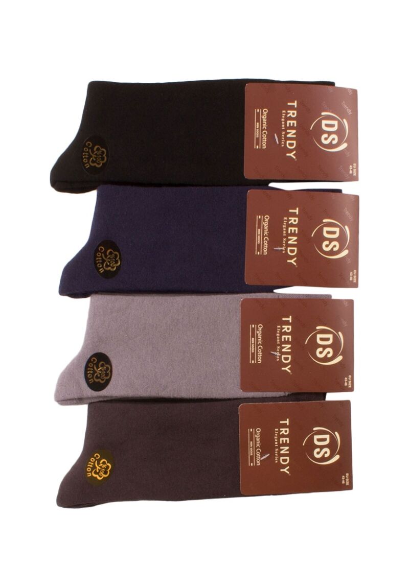 Κάλτσες ανδρικές Organic Cotton Elegant 4 Τεμ.