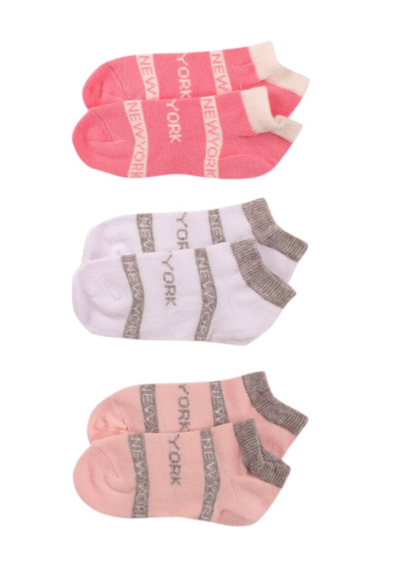 Σοσόνια παιδικά NY Λευκό Οικονομική Συσκευασία 3 τεμ. 