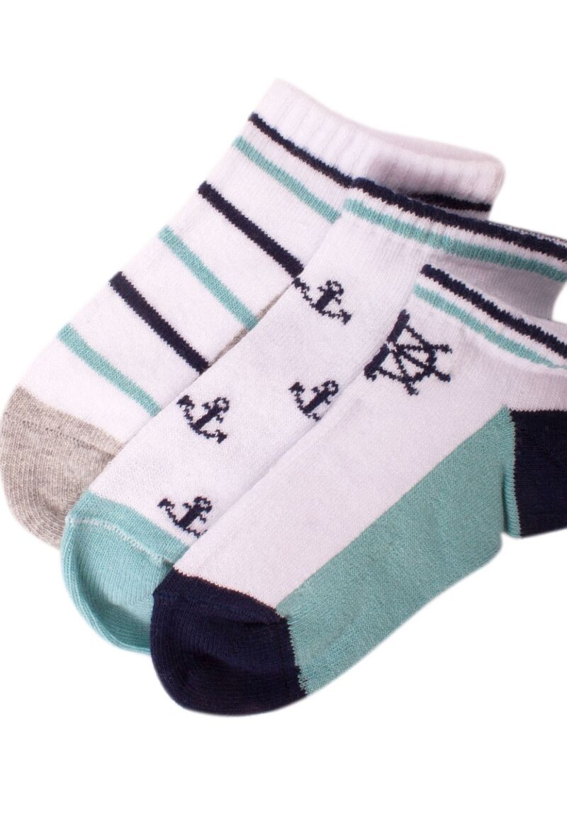 Σοσόνια παιδικά Navy Μπλέ Οικονομική Συσκευασία 3 τεμ. 