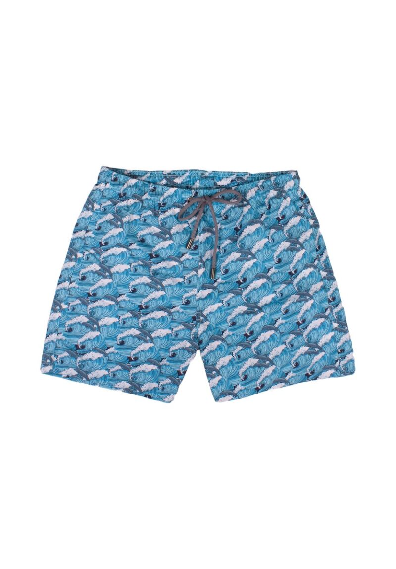 Σετ μαγιό μπαμπάς - γιος Dolphins