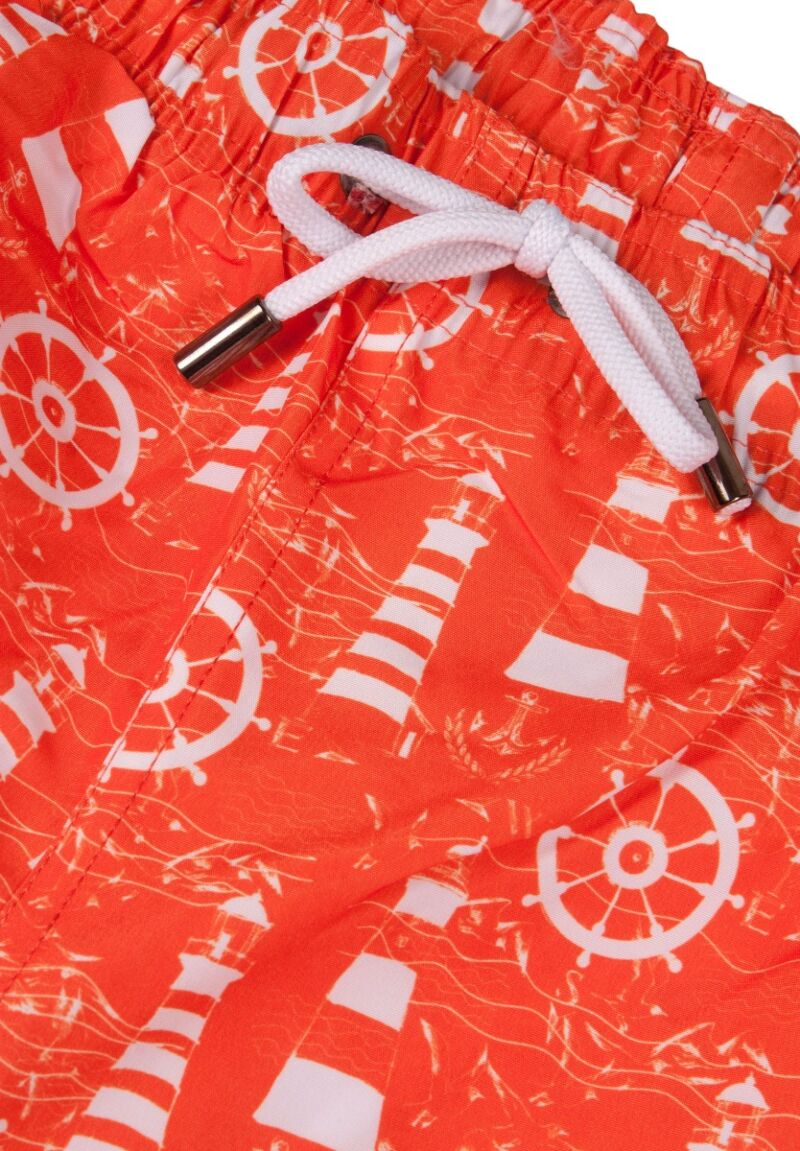 Σετ Μαγιό μπαμπάς - γιος Summer Orange