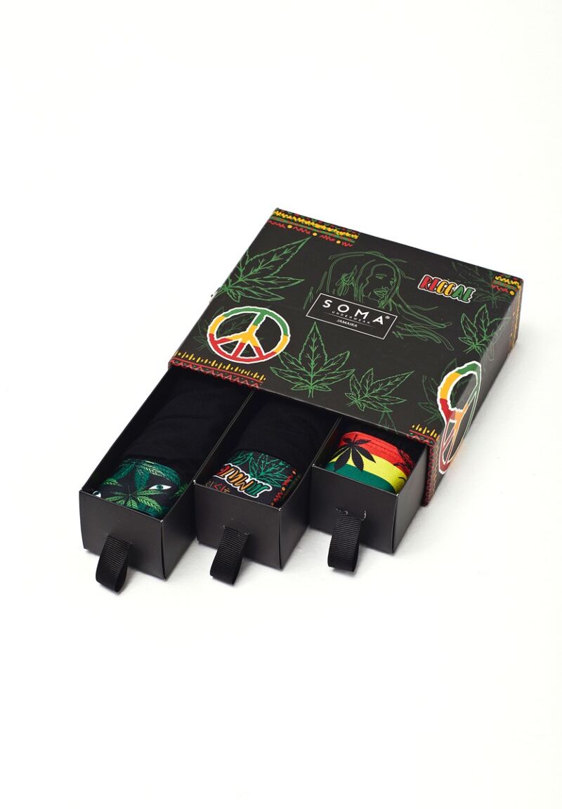 Boxer Soma ανδρικά σε κουτί Jamaica 3τμχ