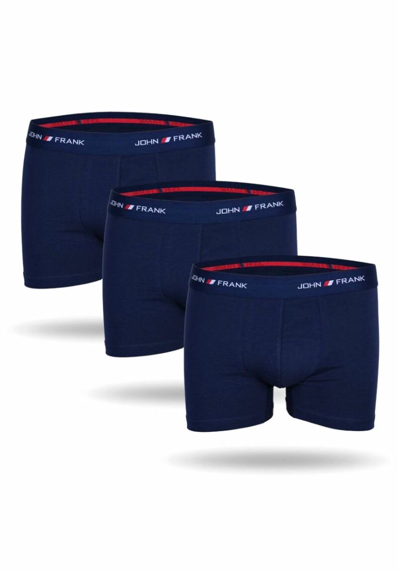 Boxer John Franks Blue 3 Τεμ.