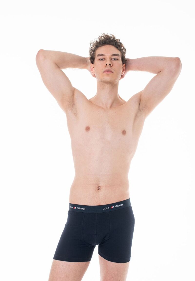 Boxer John Franks Blue 3 Τεμ.