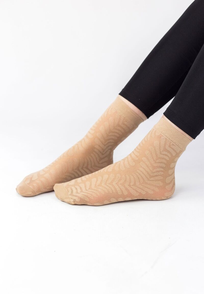 Σοσόνια γυναικεία ημίκοντα Leafs Linea D'oro 