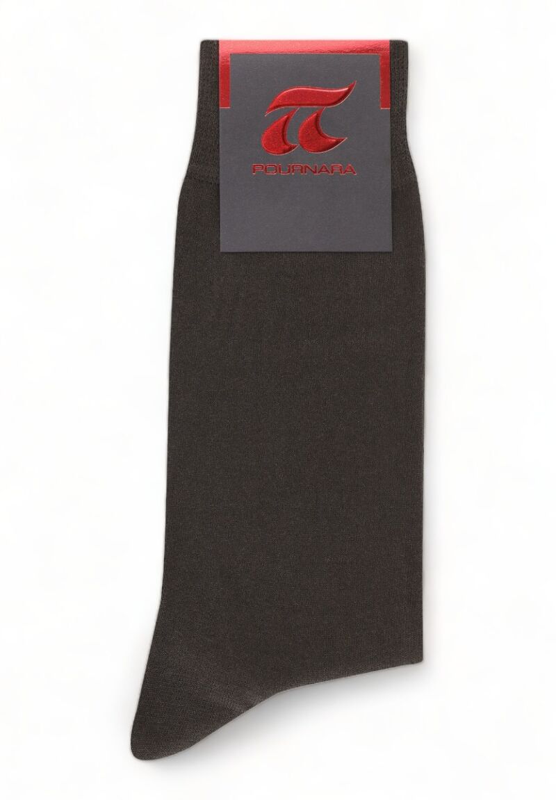 Κάλτσα ανδρική βαμβακερή Pournara με ελαστική πλέξη