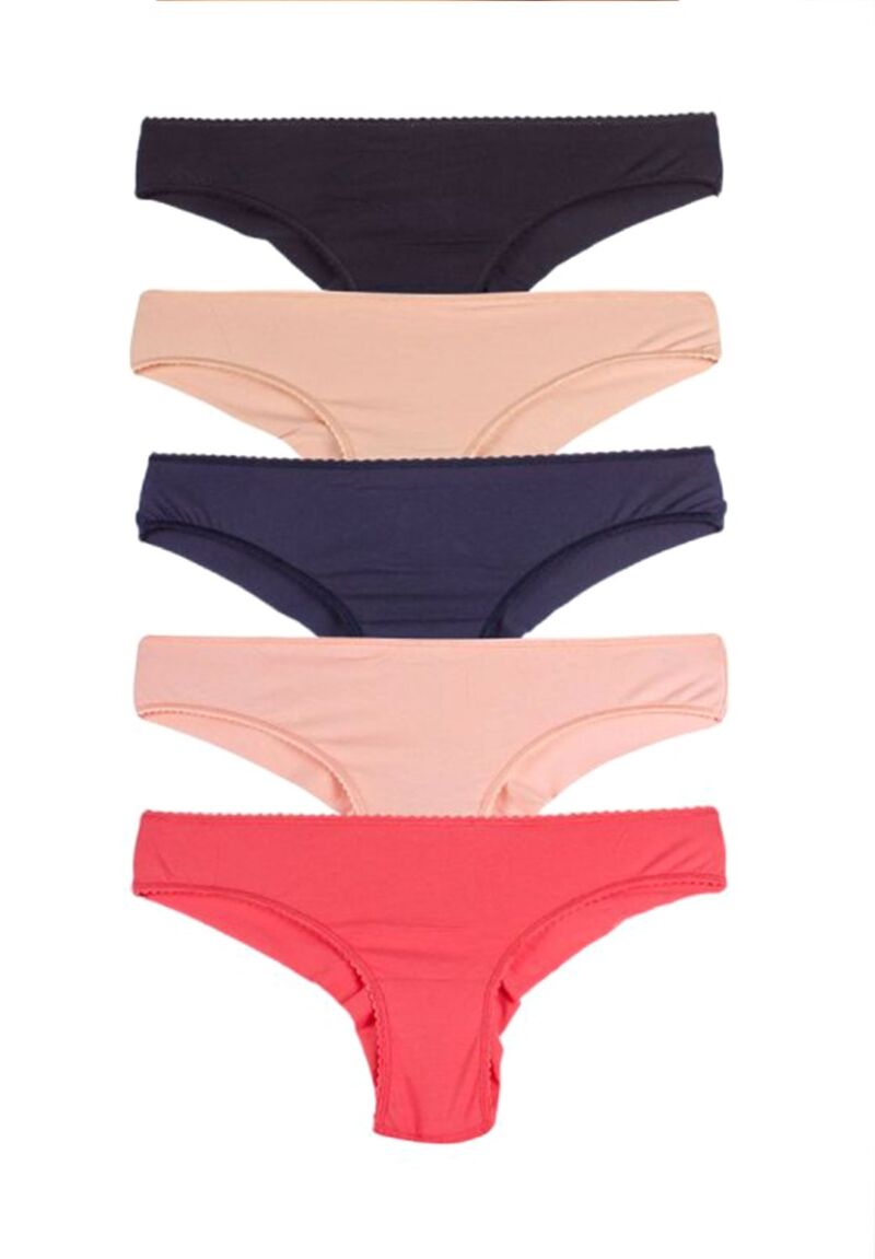 Slip Brazil γυναικείο βαμβακερό Norddiva Kate σε συσκευασία 5 τεμαχίων