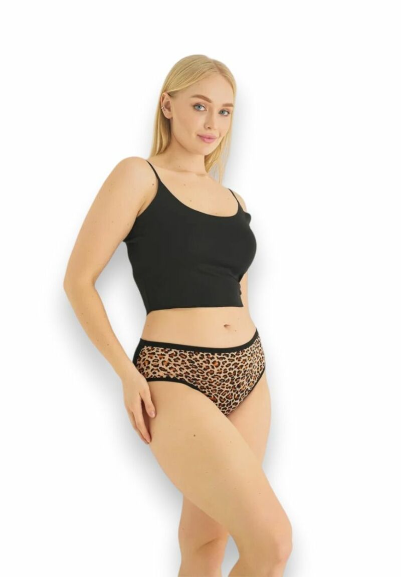 Σλίπ γυναικεία Maxi Leopard Taylor 5 Τεμ.