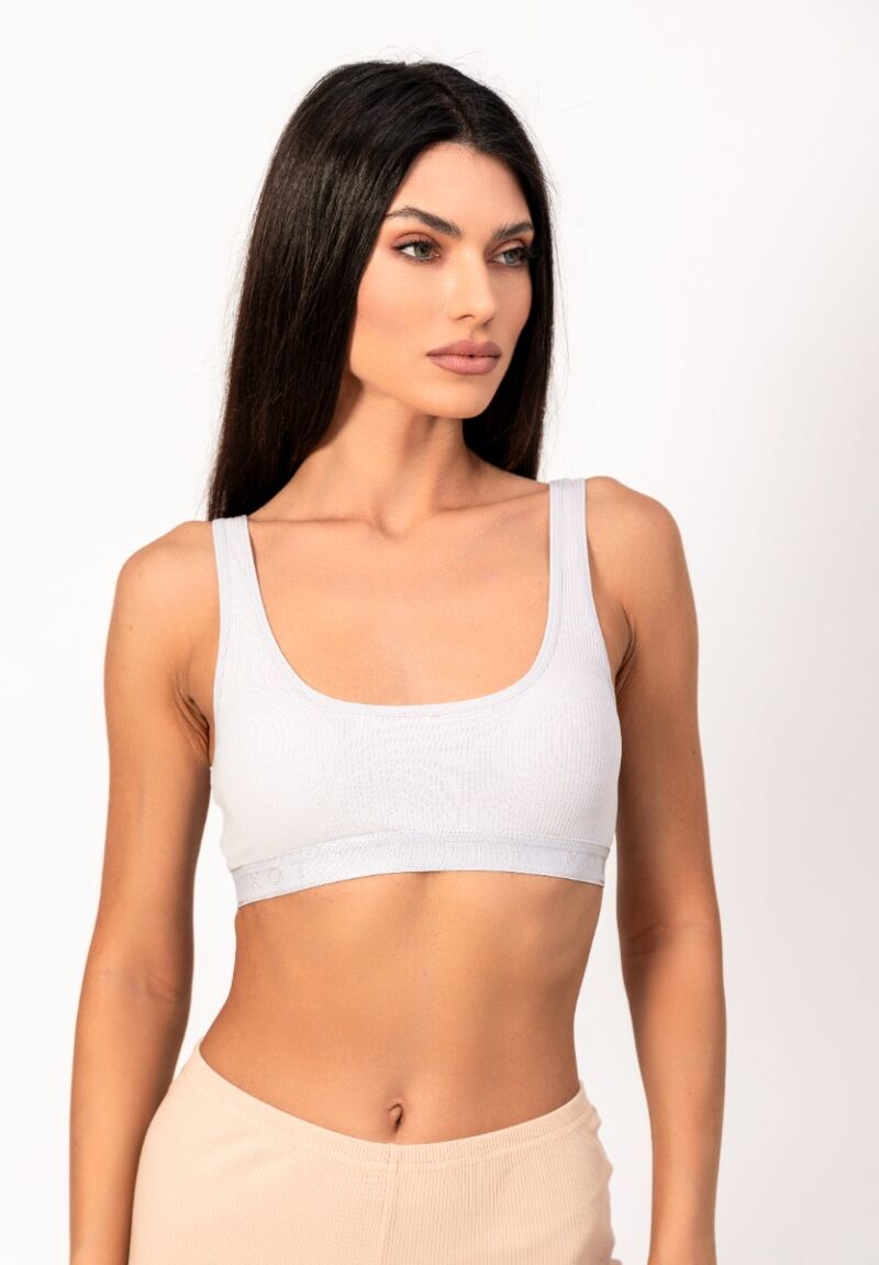 Μπουστάκι γυναικείο Rib φαρδιά τιράντα Kota 