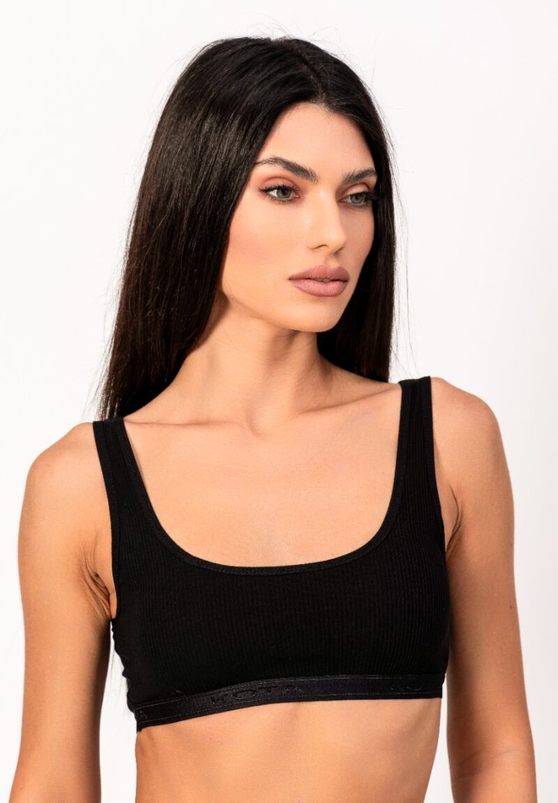 Μπουστάκι γυναικείο Rib φαρδιά τιράντα Kota 