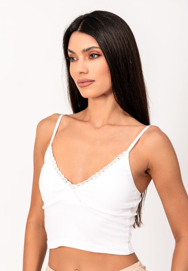 Μπουστάκι γυναικείο Rib με στρασάκια Kota 