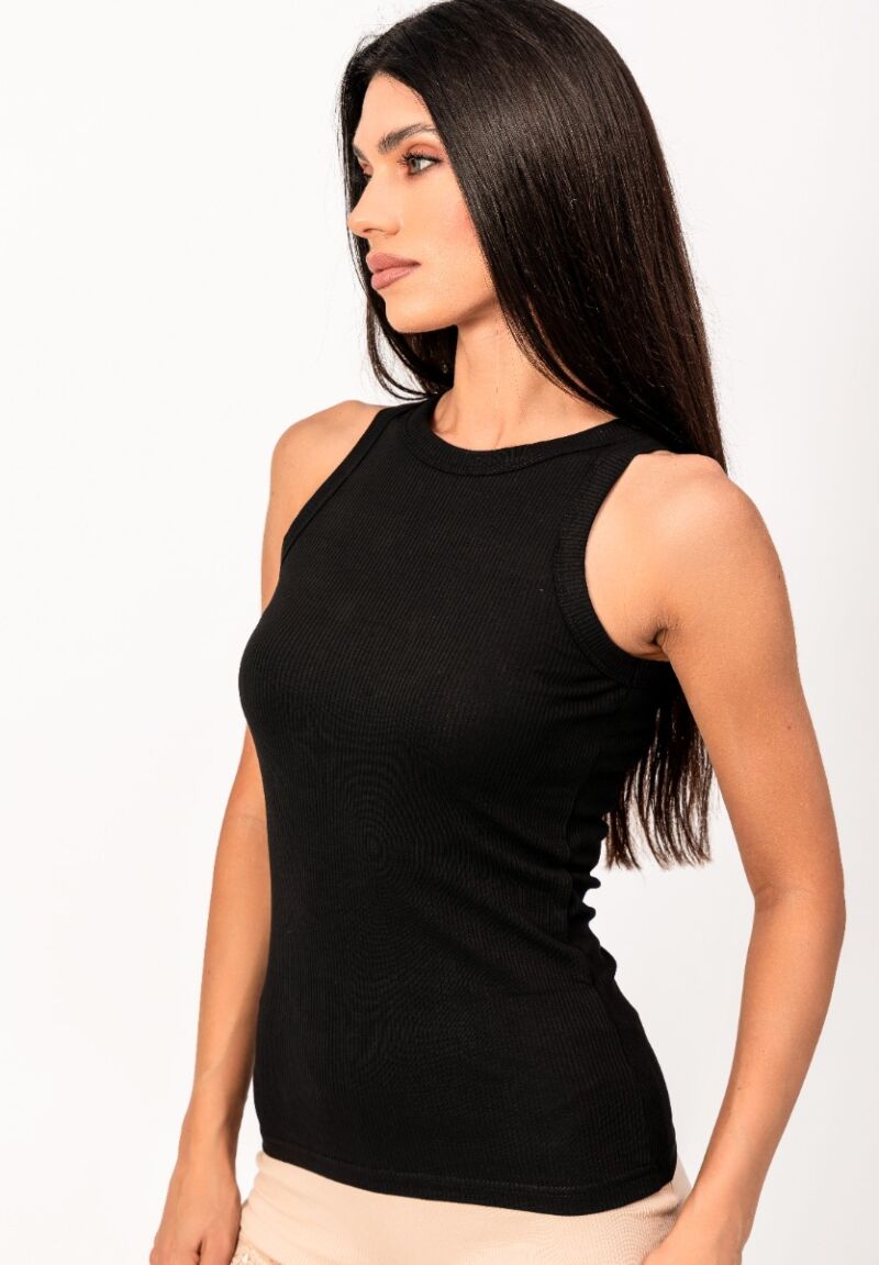 Φανελάκι γυναικείο αμάνικο Rib Kota 