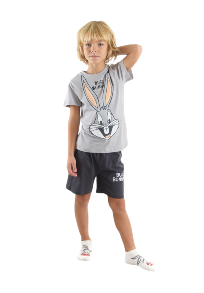 Πιτζάμα για αγόρι με βερμούδα Looney Tunes Bugs Bunny