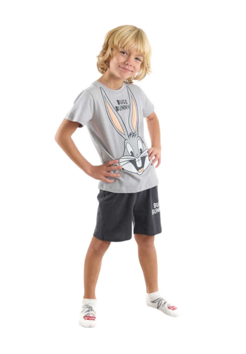 Πιτζάμα για αγόρι με βερμούδα Looney Tunes Bugs Bunny