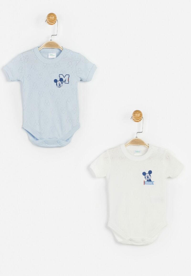 Κορμάκια αγοριών ανάγλυφο σχέδιο Mickey 2 Τεμ.