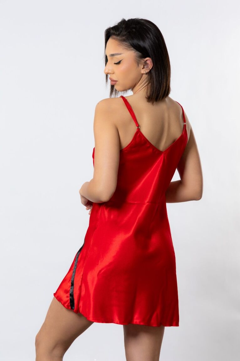 Νυχτικό Σατέν Moongirl Darya Red