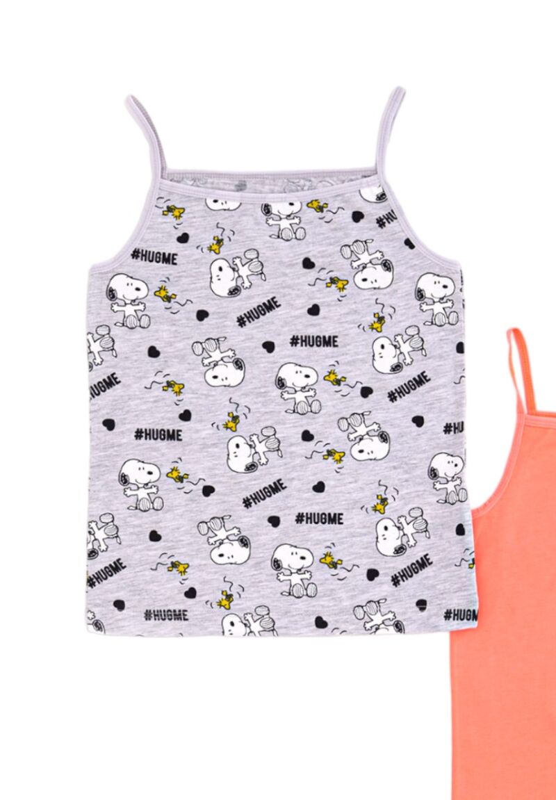 Φανελάκια για κορίτσι βαμβακερά RolyPoly Peanuts σε οικονομικό πακέτο 2 τεμαχίων