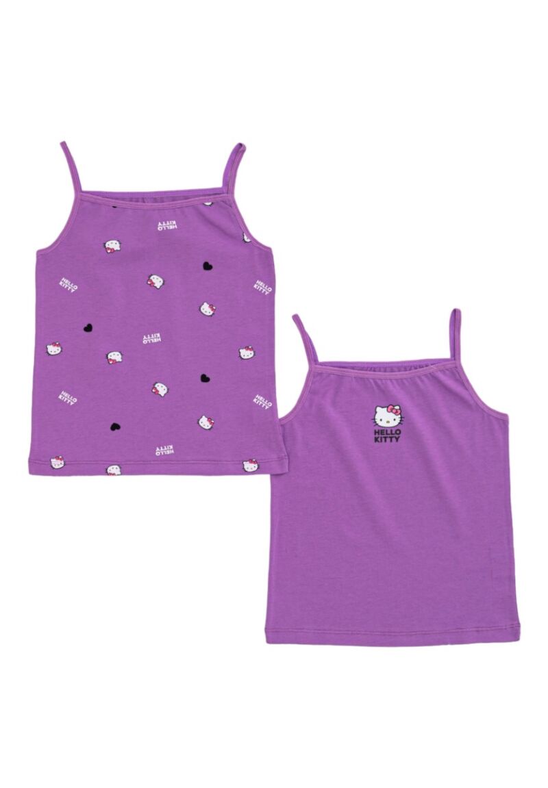 Φανελάκια για κορίτσι βαμβακερά RolyPoly Hello Kitty σε οικονομικό πακέτο 2 τεμαχίων