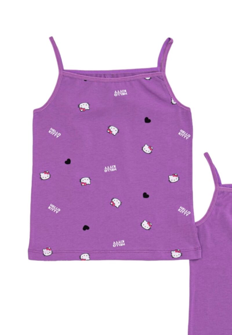 Φανελάκια για κορίτσι βαμβακερά RolyPoly Hello Kitty σε οικονομικό πακέτο 2 τεμαχίων