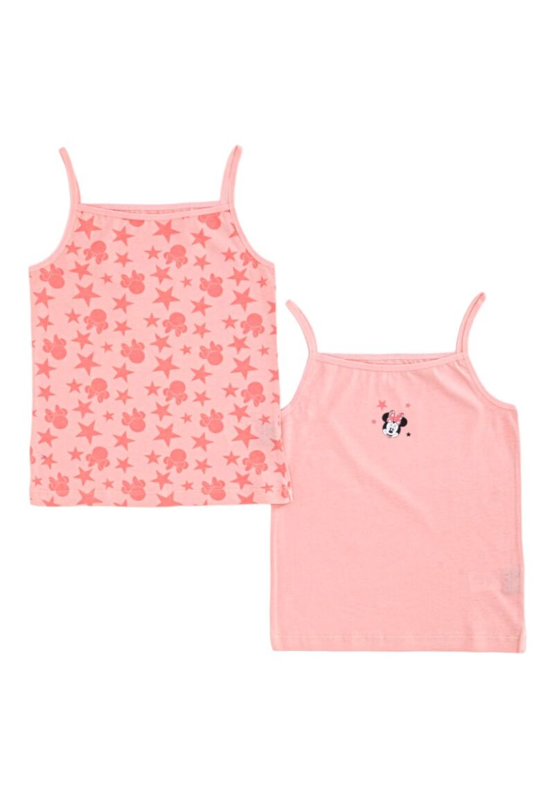 Φανελάκια για κορίτσι βαμβακερά RolyPoly Minnie σε οικονομικό πακέτο 2 τεμαχίων