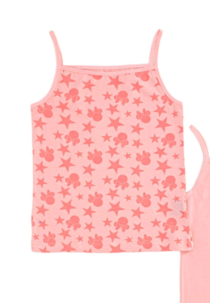 Φανελάκια για κορίτσι βαμβακερά RolyPoly Minnie σε οικονομικό πακέτο 2 τεμαχίων