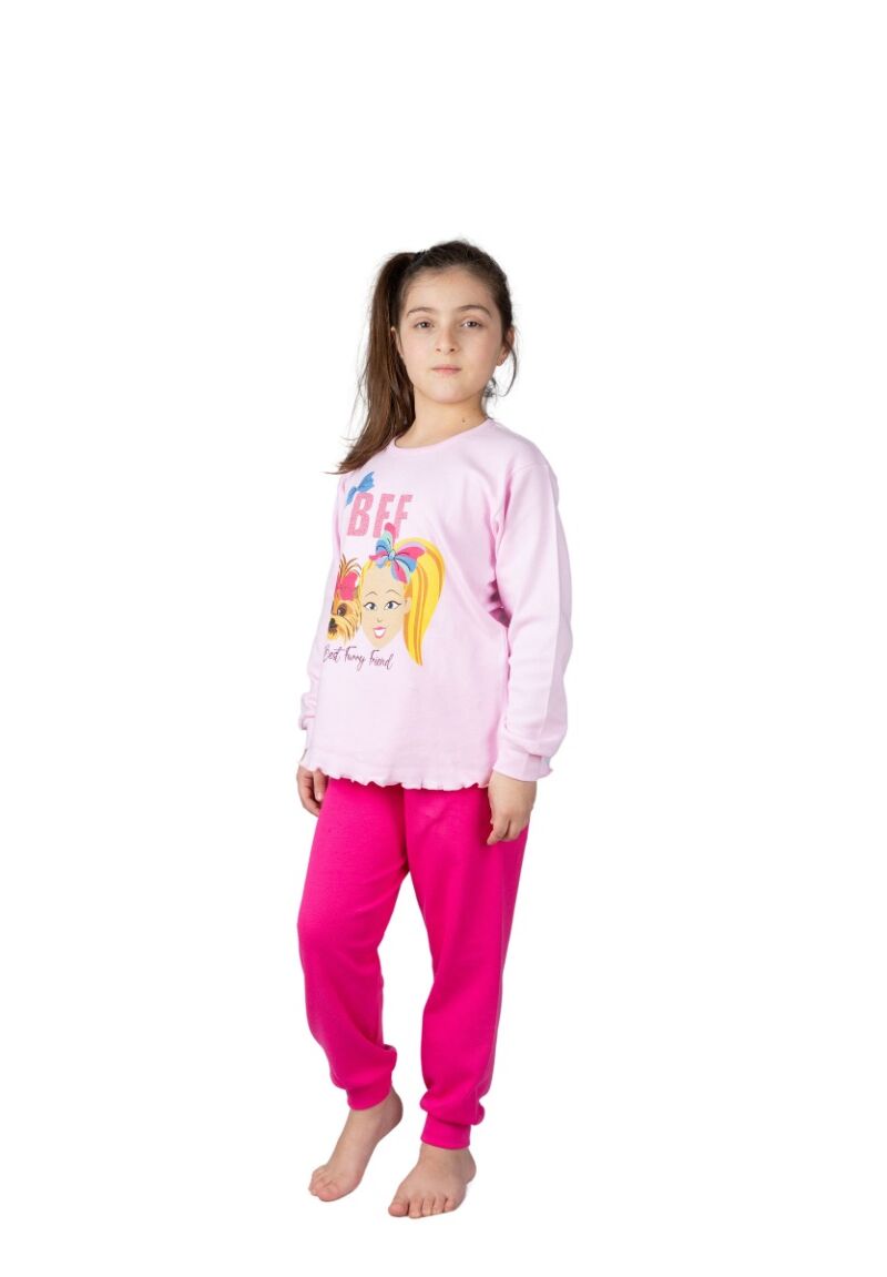 Πιτζάμα παιδική  Nina Club Friends Ροζ 