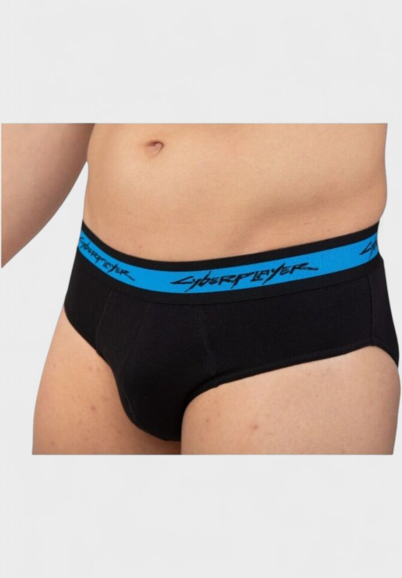 Σλιπ ανδρικό Nina Club Black - Blue Cyber