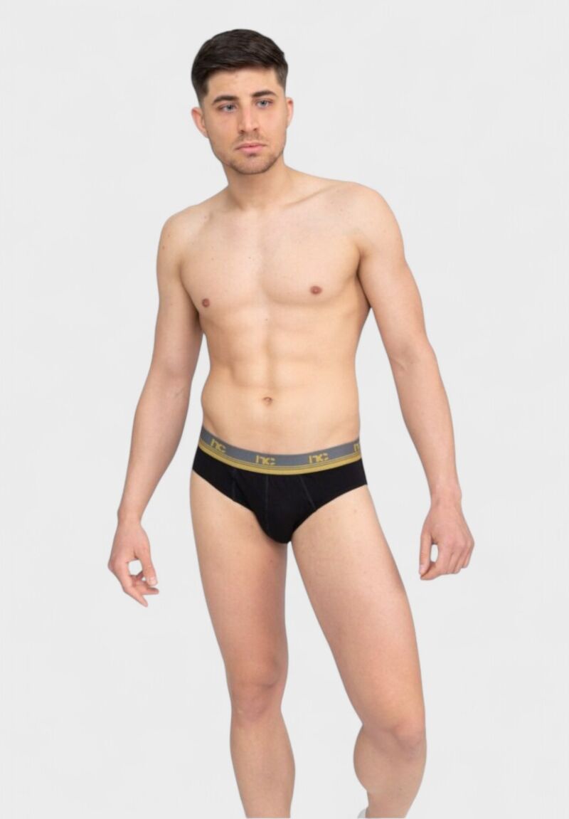 Σλιπ ανδρικό Nina Club Black - Gold