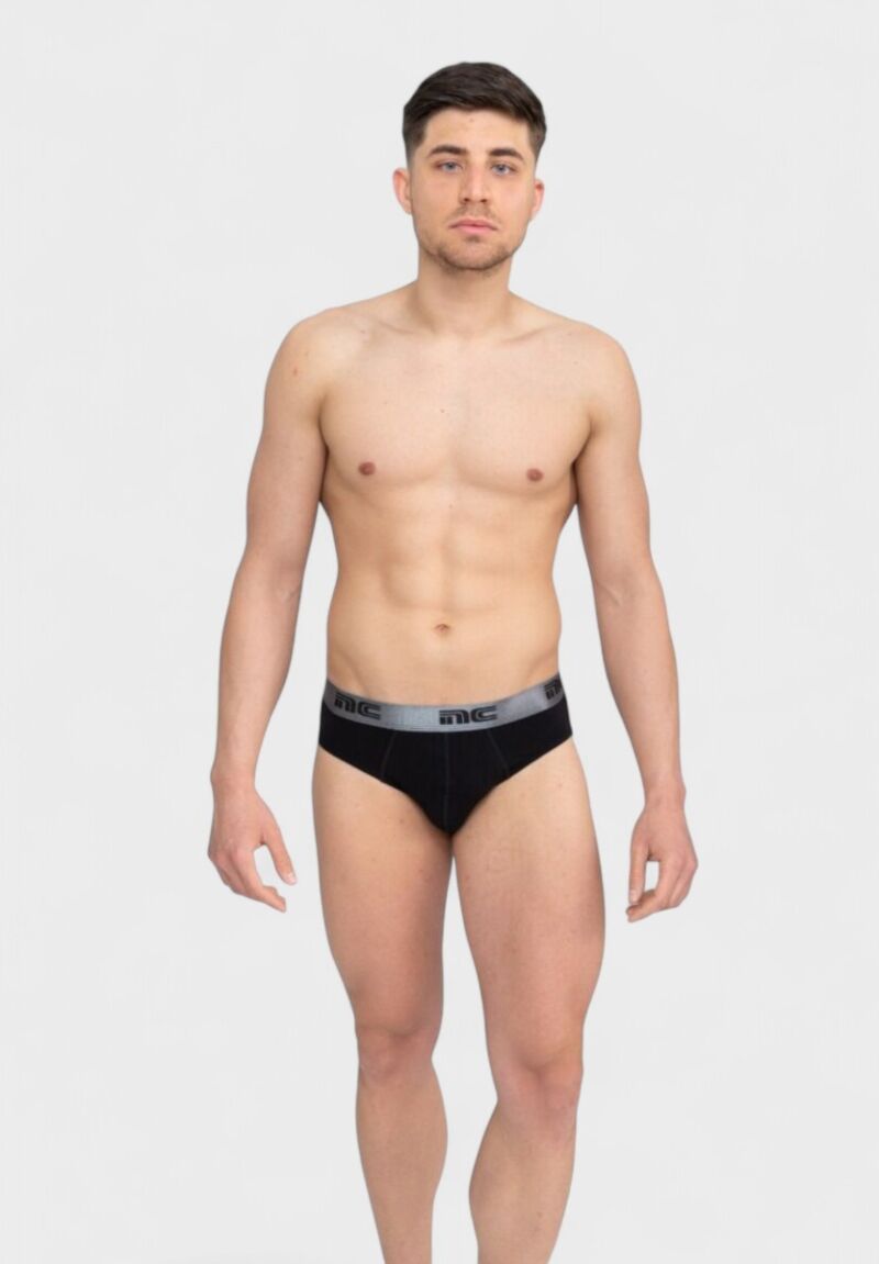 Σλιπ ανδρικό Nina Club Black - Anthracite Metal