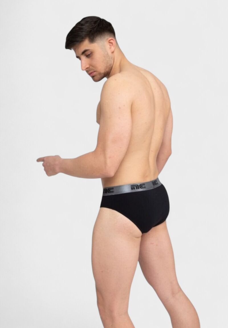 Σλιπ ανδρικό Nina Club Black - Anthracite Metal