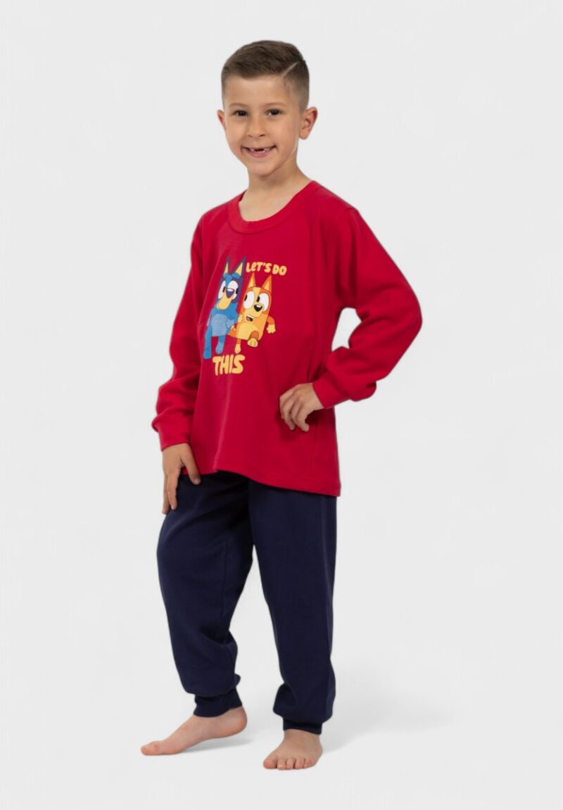 Παιδική Πιτζάμα Bluey Nina Club Κόκκινη | 100% Βαμβακερή