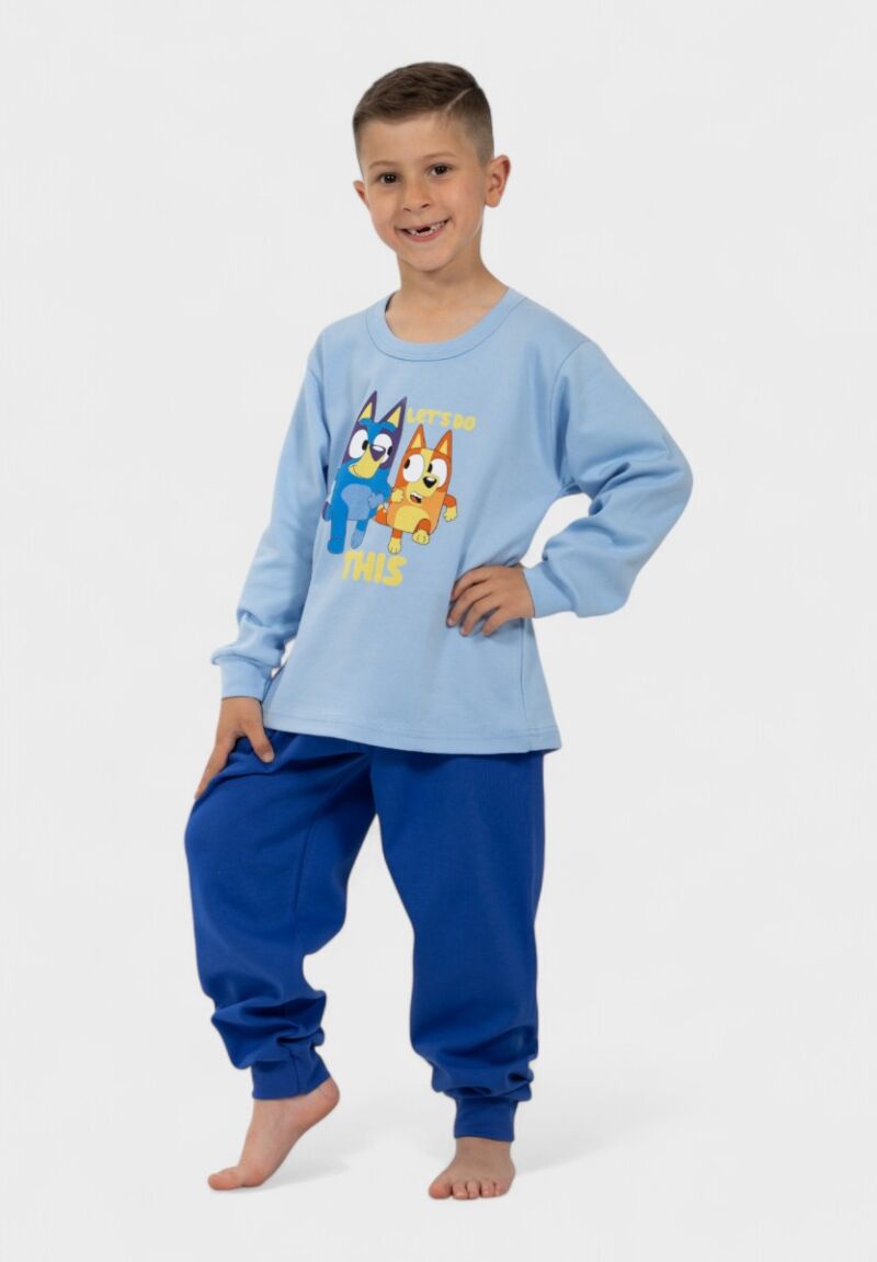 Παιδική Πιτζάμα Bluey Nina Club Γαλάζια| 100% Βαμβακερή