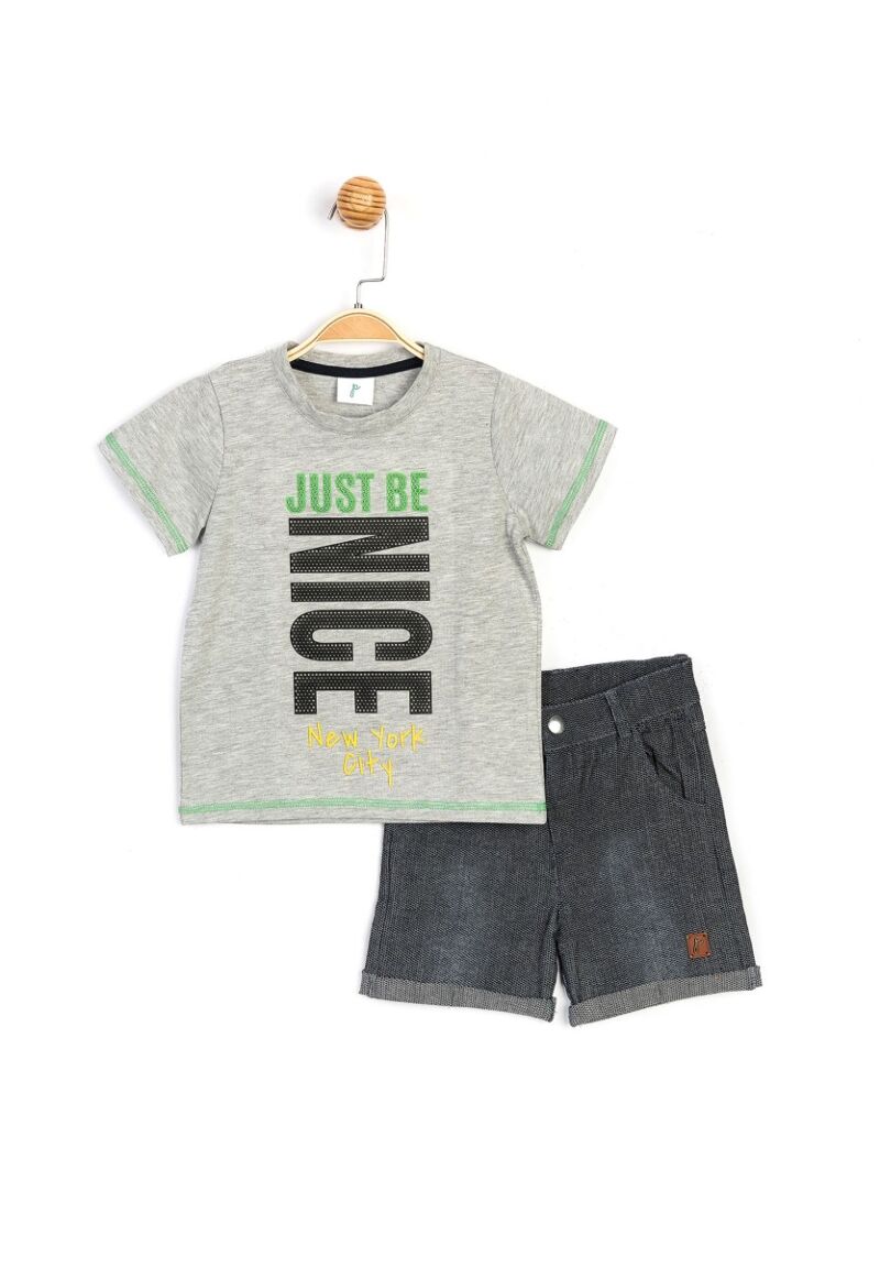 Μπλούζα 3D  - Σορτσάκι Λινό παιδικό New York