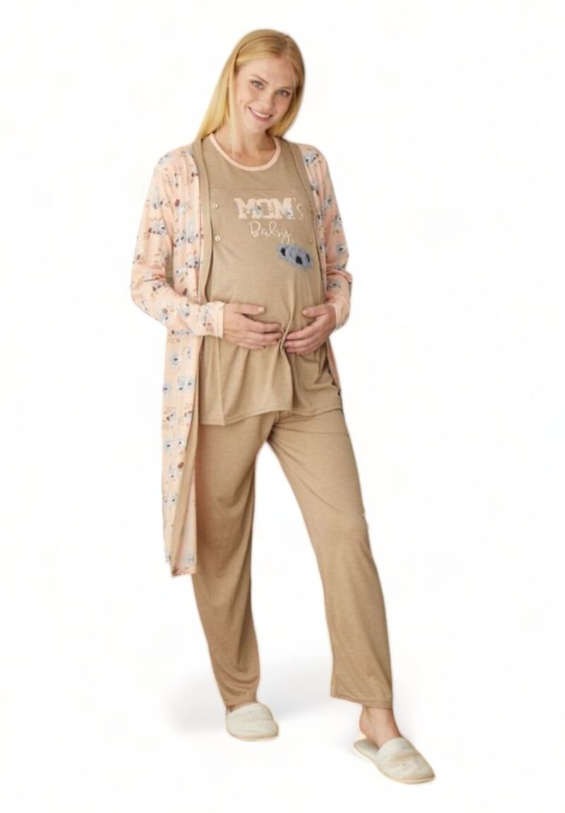 Πιτζάμα εγκυμοσύνης με ρόμπα Pijamood Mom's Baby